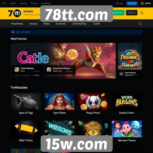 Recursos e funcionalidades do portal 78tt.com